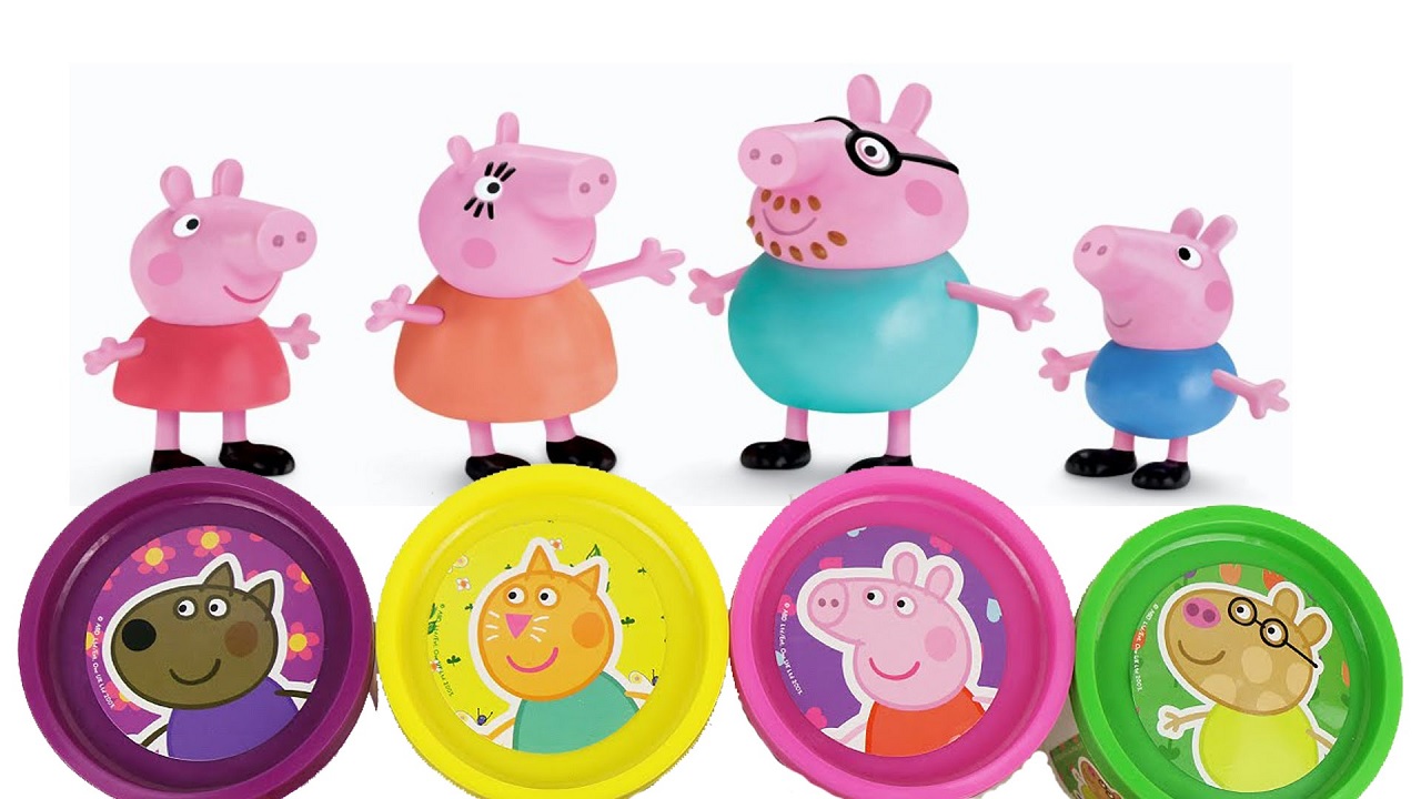peppa pig toys videos english
